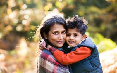 Outdoors Autumn Family Photo Shoot