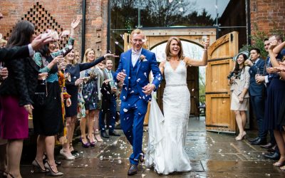 Autumn Shustoke Farm Barns Wedding