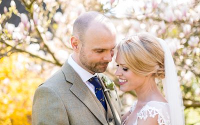 Spring Blossom Ettington Park Wedding Photography