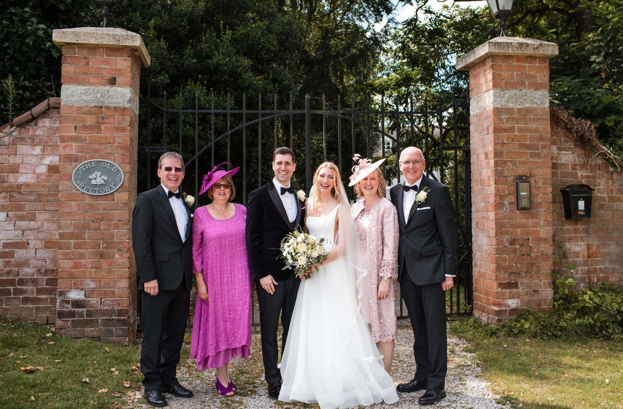 Family Group Photo at St Peter's Church Welford on Avon